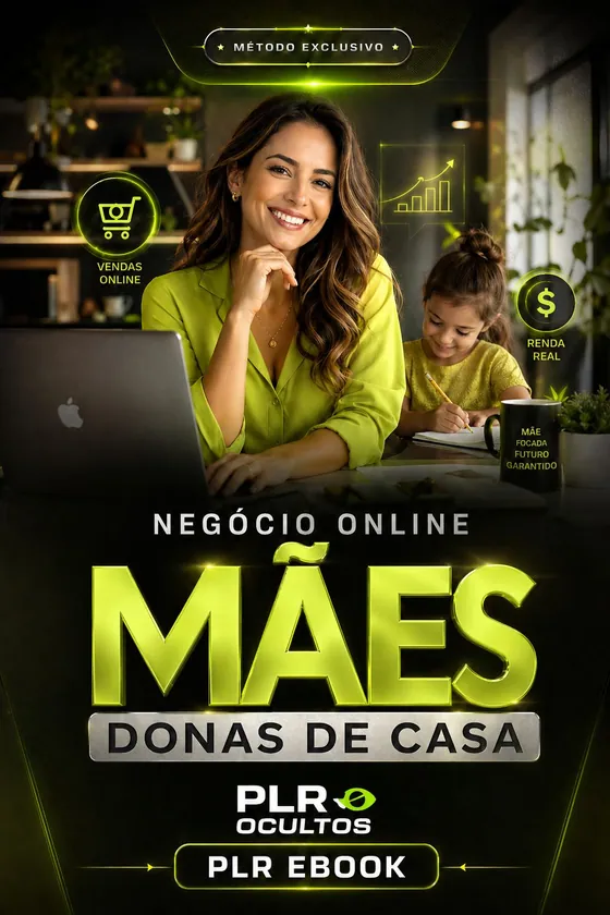 Capa original de Negócio Online para Mães